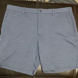 Callaway Men's Slate Blue Flat Front Shorts